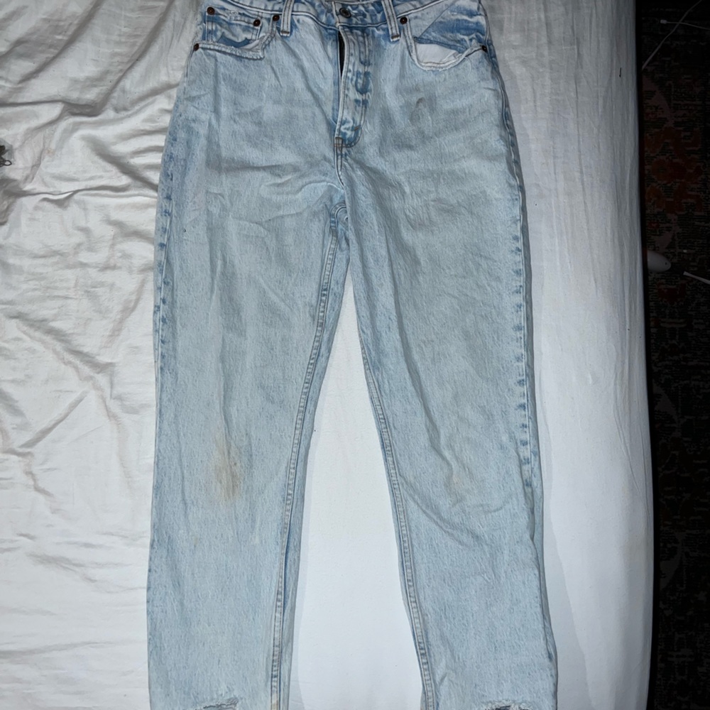 Abercrombie and Fitch curve love lt wash jean Sz 28
